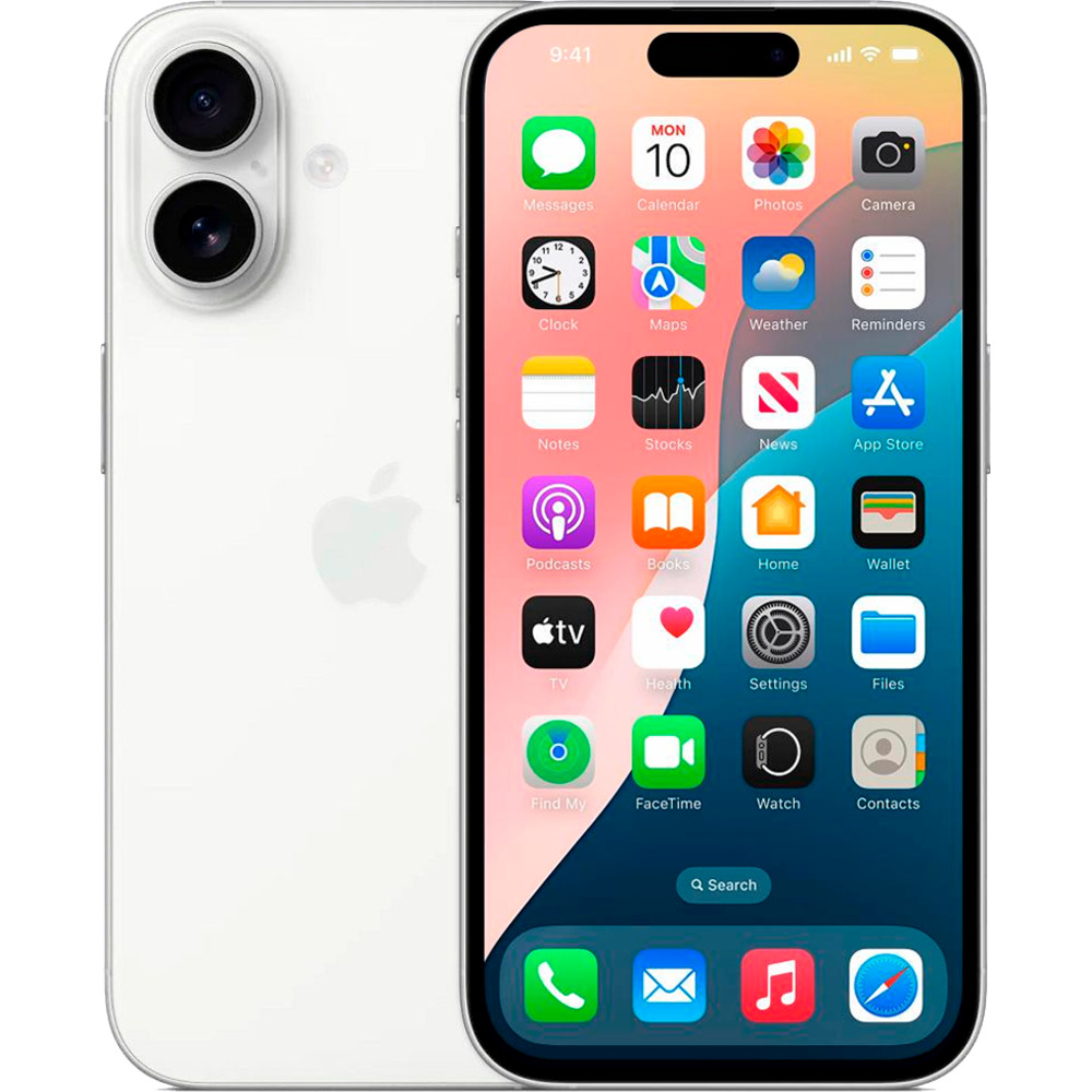 Смартфон Apple iPhone 16 256 GB White (Белый) купить в Казани по